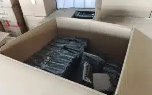 paper napkins packed in carton boxes before shippment