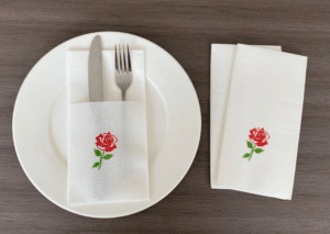 40x30cm linen look paper napkins