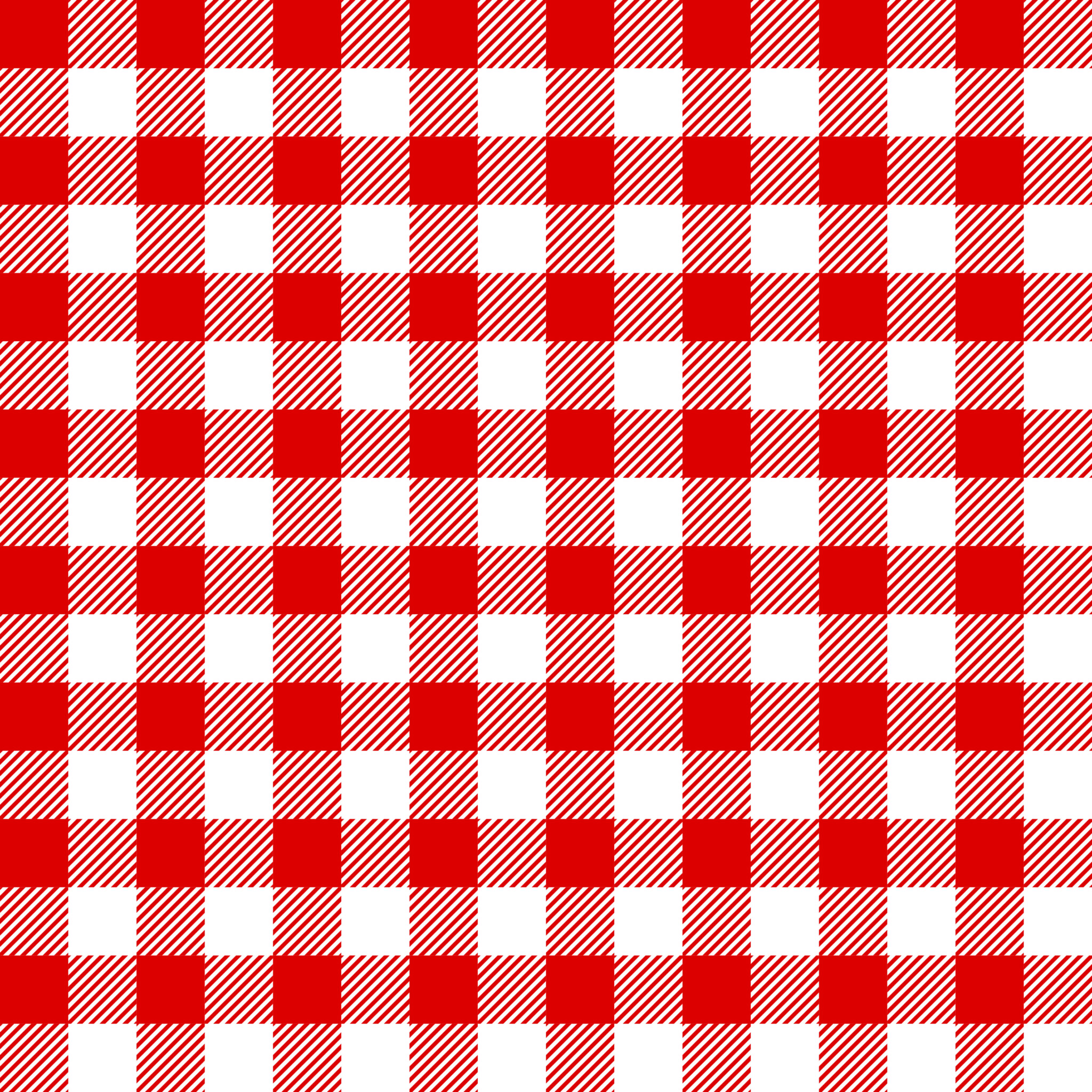 55"x100" Red and White Check Holiday Tablecloth Wholesale - Image 2