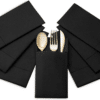 Black airlaid napkins wholesale supplier