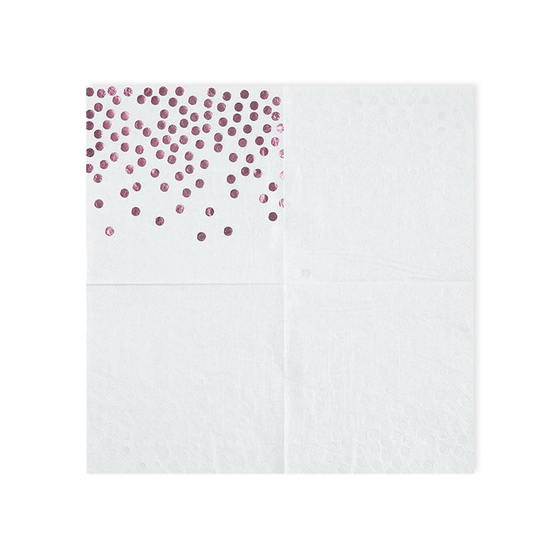 Pink Polka Dot Napkins