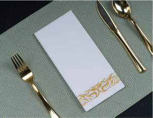 Linen Feel Serviettes：A Kind of Luxury Paper Napkins