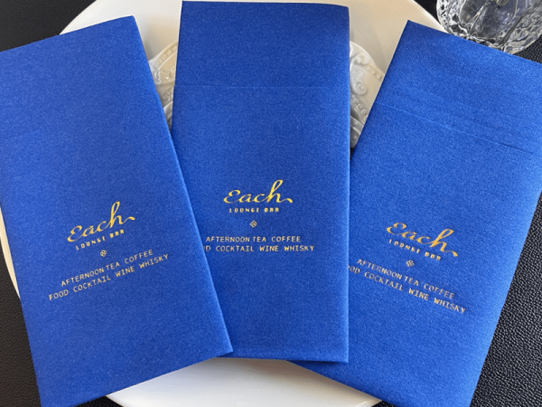 personalised linen like napkins